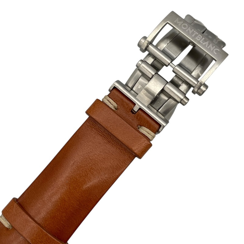 モンブラン MONT BLANC 1858 モノプッシャー MB125581 ブラック SS 自動巻き メンズ 腕時計