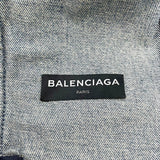 バレンシアガ BALENCIAGA キャンペーンロゴデニムジャケット 487342 ブルー 綿 メンズ デニムジャケット