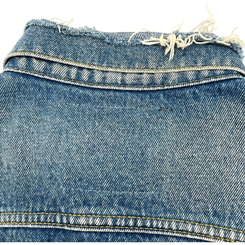 バレンシアガ BALENCIAGA キャンペーンロゴデニムジャケット 487342 ブルー 綿 メンズ デニムジャケット