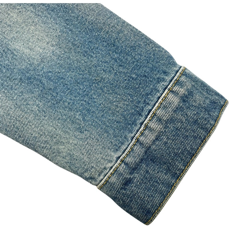 バレンシアガ BALENCIAGA キャンペーンロゴデニムジャケット 487342 ブルー 綿 メンズ デニムジャケット