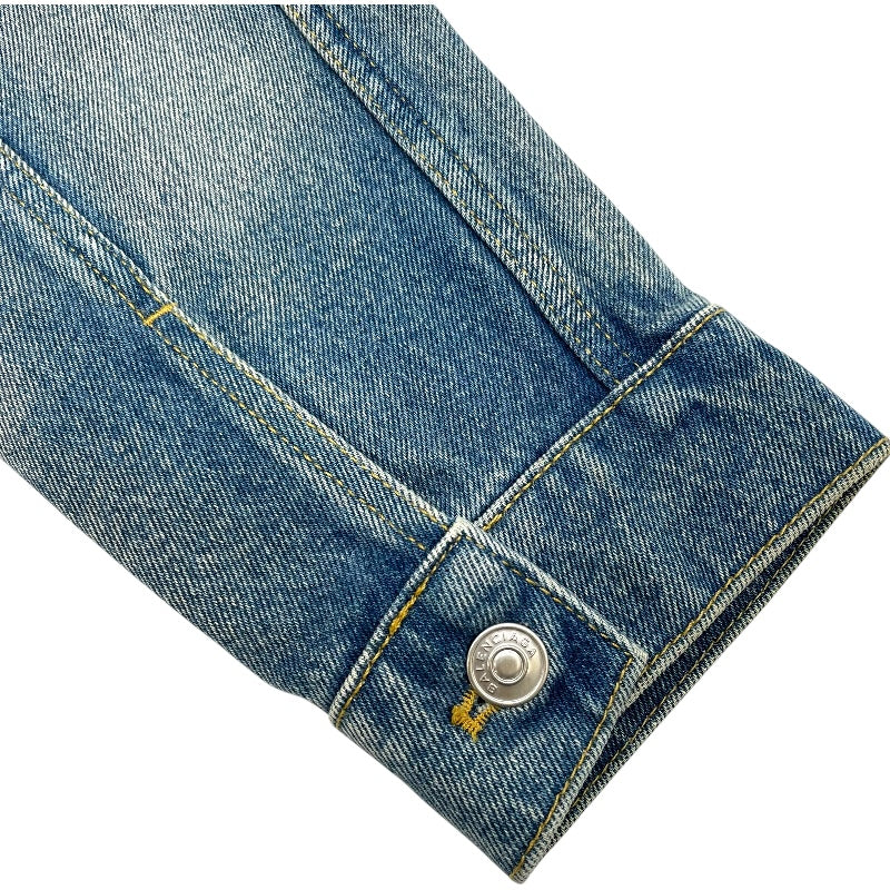 バレンシアガ BALENCIAGA キャンペーンロゴデニムジャケット 487342 ブルー 綿 メンズ デニムジャケット