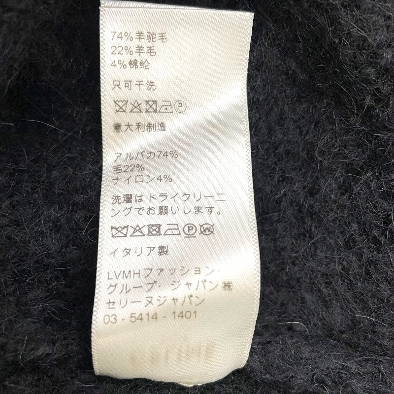 セリーヌ CELINE アルパカウールカーディガン RX017507Z ブラック アルパカ メンズ カーディガン