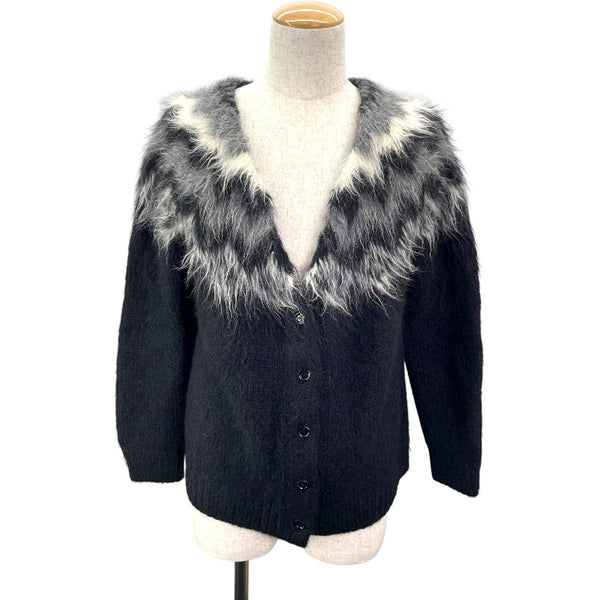 セリーヌ CELINE アルパカウールカーディガン RX017507Z ブラック アルパカ メンズ カーディガン