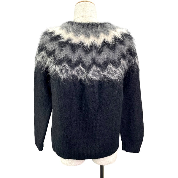 セリーヌ CELINE アルパカウールカーディガン RX017507Z ブラック アルパカ メンズ カーディガン