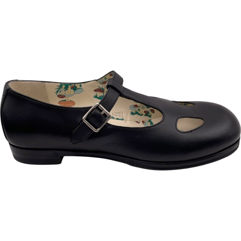 グッチ GUCCI メリージェーンローファー 634154 ブラック レザー レディース ローファー
