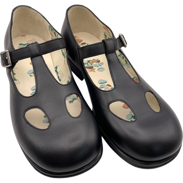 グッチ GUCCI メリージェーンローファー 634154 ブラック レザー レディース ローファー