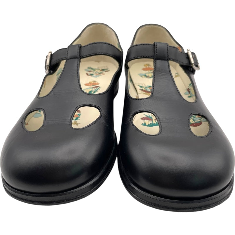 グッチ GUCCI メリージェーンローファー 634154 ブラック レザー レディース ローファー