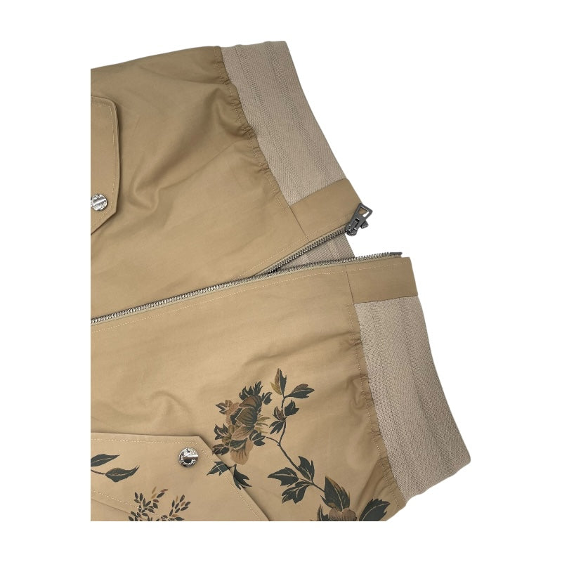 クリスチャン・ディオール Christian Dior フローラルプリントオーバーサイズブルゾン 257C36A3961 ベージュ ポリエステル/コットン レディース ブルゾン