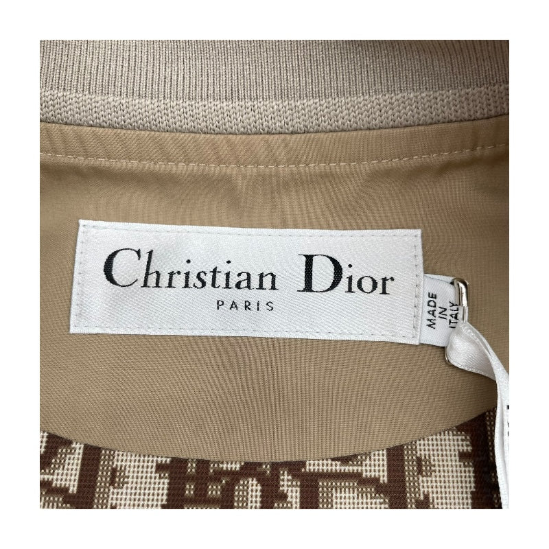 クリスチャン・ディオール Christian Dior フローラルプリントオーバーサイズブルゾン 257C36A3961 ベージュ ポリエステル/コットン レディース ブルゾン