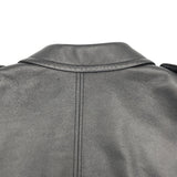 ルイ・ヴィトン LOUIS VUITTON ジップ装飾ショートレザージャケット FILJ79 ブラック レザー レディース その他アウター