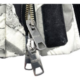 ヴェルサーチ VERSACE 総柄ダウンジャケット BD50381 ホワイト ナイロン レディース ダウンジャケット