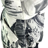 ヴェルサーチ VERSACE 総柄ダウンジャケット BD50381 ホワイト ナイロン レディース ダウンジャケット