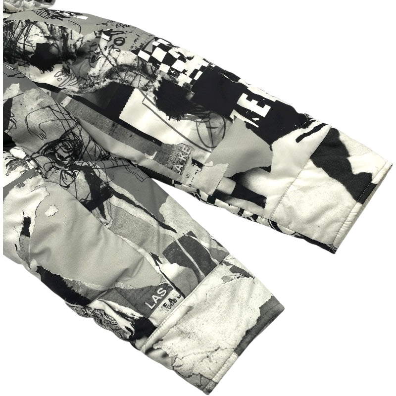 ヴェルサーチ VERSACE 総柄ダウンジャケット BD50381 ホワイト ナイロン レディース ダウンジャケット