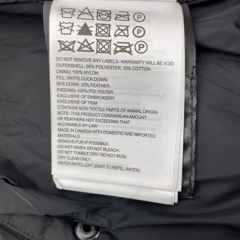 カナダグース CANADA GOOSE SHELBURNE PARKA ダウンコート 3802L ブラック ポリエステル レディース ダウンジャケット