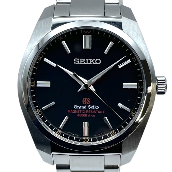 グランドセイコー Grand Seiko ヘリテージコレクション 9Fクォーツ 日本500本限定 SBGX089 ブラック SS クオーツ メンズ 腕時計