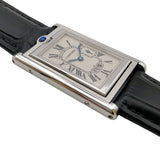 カルティエ Cartier タンクバスキュラメントLM W1016055 ホワイト ステンレススチール SS メンズ 腕時計