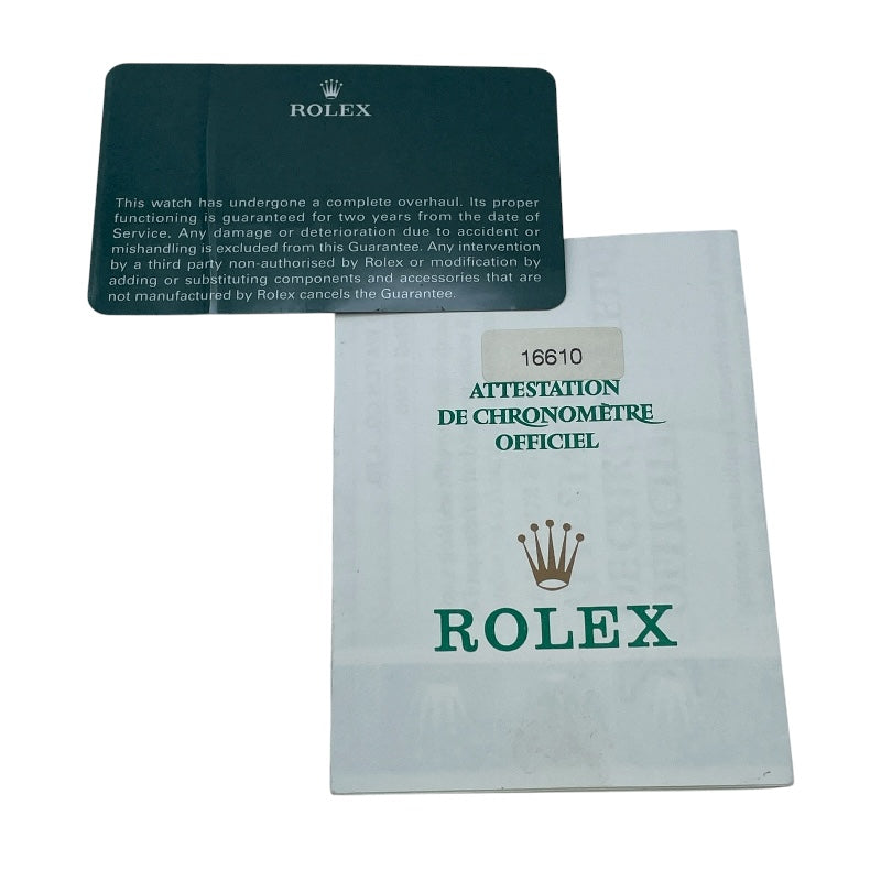 ロレックス ROLEX サブマリーナ 16610 ブラック SS メンズ 腕時計