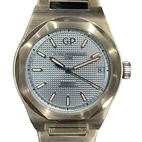 ジラール・ペルゴ GIRARD PERREGAUX ロレアート グレイシャー 日本50本限定 81010-11-200711A アイスブルー SS メンズ 腕時計