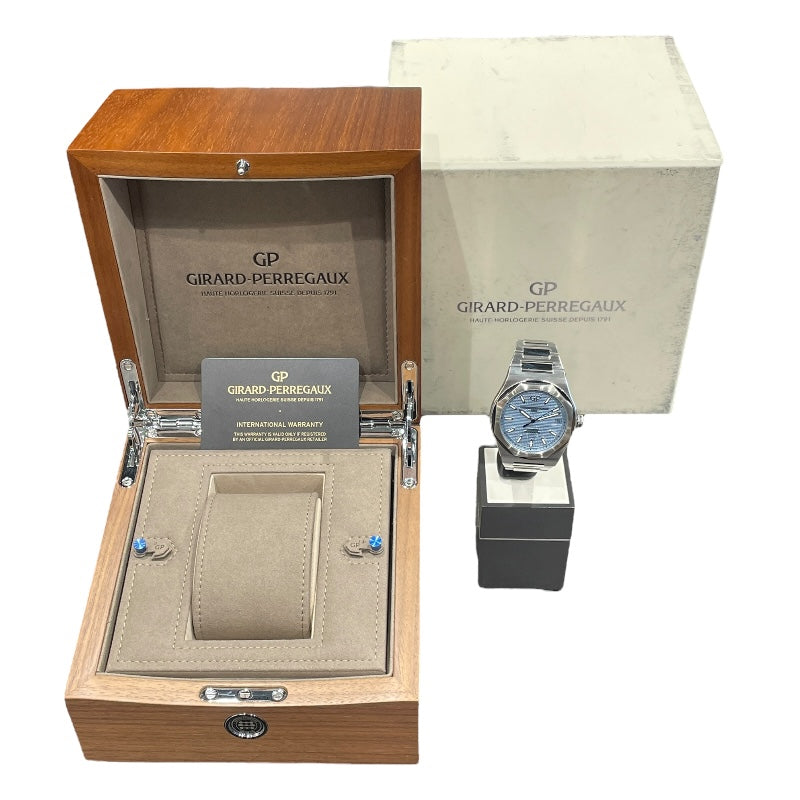ジラール・ペルゴ GIRARD PERREGAUX ロレアート グレイシャー 日本50本限定 81010-11-200711A アイスブルー SS メンズ 腕時計