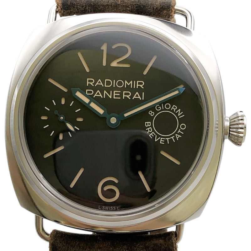 パネライ PANERAI ラジオミール 8デイズ PAM0992 ブラック SS メンズ 腕時計