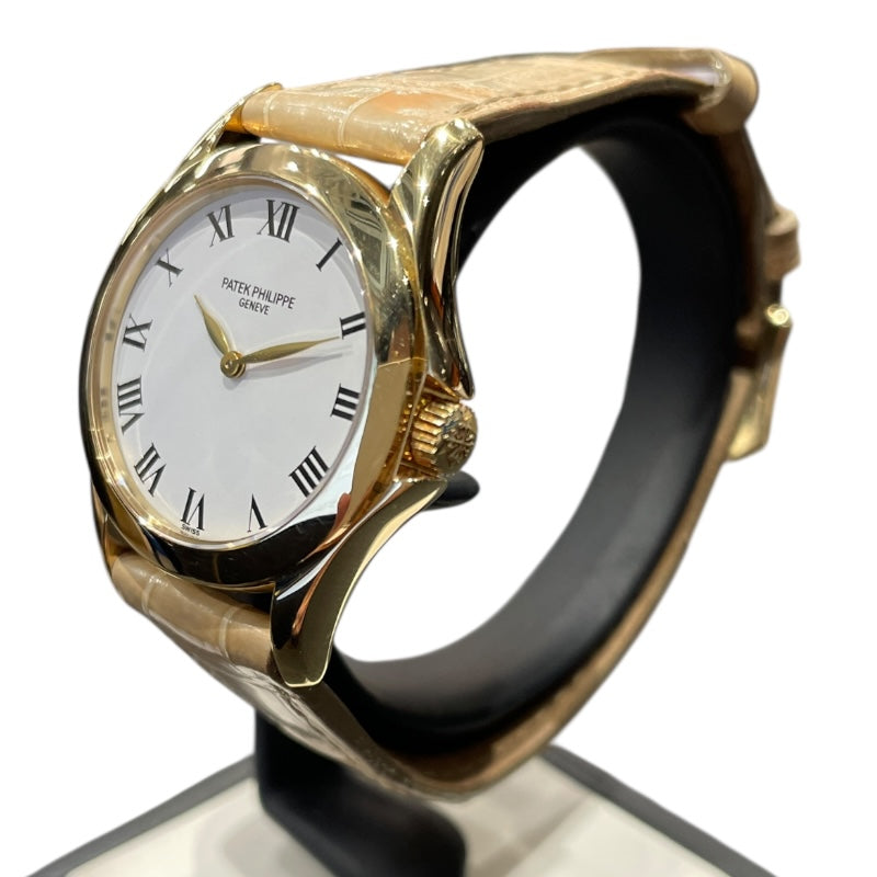 パテック・フィリップ PATEK PHILIPPE カラトラバ 4905J-001 K18イエローゴールド 自動巻き レディース 腕時計