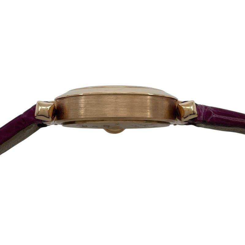 カルティエ Cartier ミスパシャ 30mm WJ124028 シルバー K18PG/革ベルト クオーツ レディース 腕時計