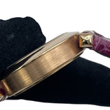 カルティエ Cartier ミスパシャ 30mm WJ124028 シルバー K18PG/革ベルト クオーツ レディース 腕時計