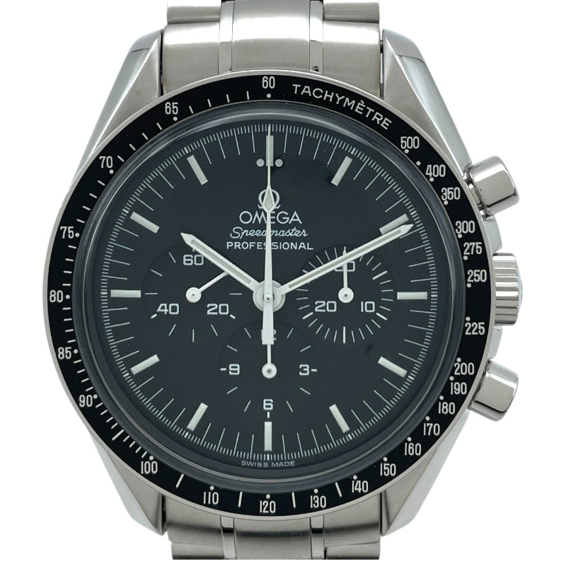 オメガ OMEGA スピードマスター プロフェッショナル 銀河鉄道999モデル 3571.50 ブラック SS 手巻き メンズ 腕時計