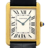 カルティエ Cartier タンクソロ LM W1018855 シルバー YG/SS クオーツ メンズ 腕時計