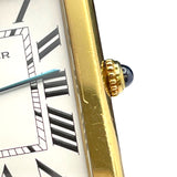 カルティエ Cartier タンクソロ LM W1018855 シルバー YG/SS クオーツ メンズ 腕時計