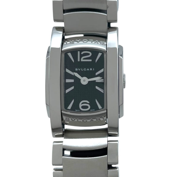 ブルガリ BVLGARI アショーマD AA26BSS ブラック SS クオーツ レディース 腕時計