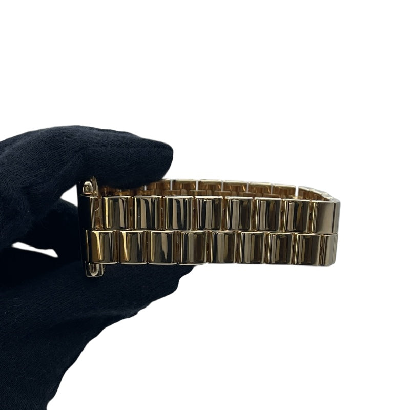 カルティエ Cartier タンク オビュ LM W15122N7 シルバー K18YG クオーツ レディース 腕時計