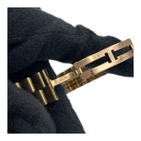 カルティエ Cartier タンク オビュ LM W15122N7 シルバー K18YG クオーツ レディース 腕時計