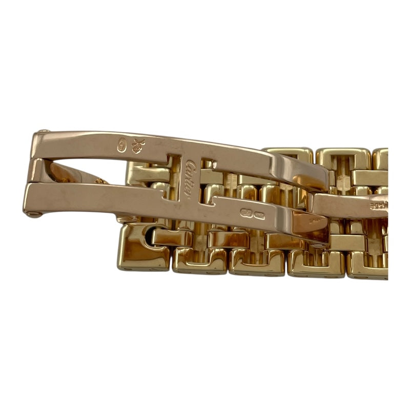 カルティエ Cartier タンク オビュ LM W15122N7 シルバー K18YG クオーツ レディース 腕時計