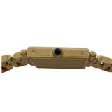 カルティエ Cartier タンク オビュ LM W15122N7 シルバー K18YG クオーツ レディース 腕時計