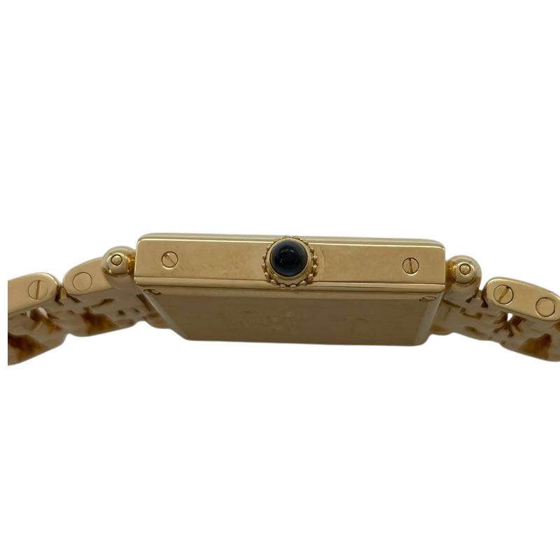 カルティエ Cartier タンク オビュ LM W15122N7 シルバー K18YG クオーツ レディース 腕時計