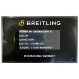 ブライトリング BREITLING プレミエB01 クロノグラフ42 AB0118221G1A1 シルバー SS メンズ 腕時計