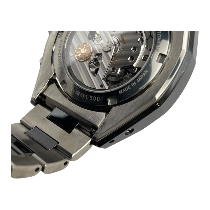 グランドセイコー Grand Seiko スポーツコレクション スプリングドライブ クロノグラフ GMT SBGC219 ブルー チタン/セラミック 自動巻き メンズ 腕時計