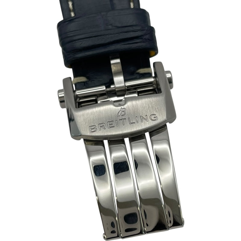 ブライトリング BREITLING ナビタイマーB01 クロノグラフ 41 AB0139 シルバー SS/革ベルト 自動巻き メンズ 腕時計