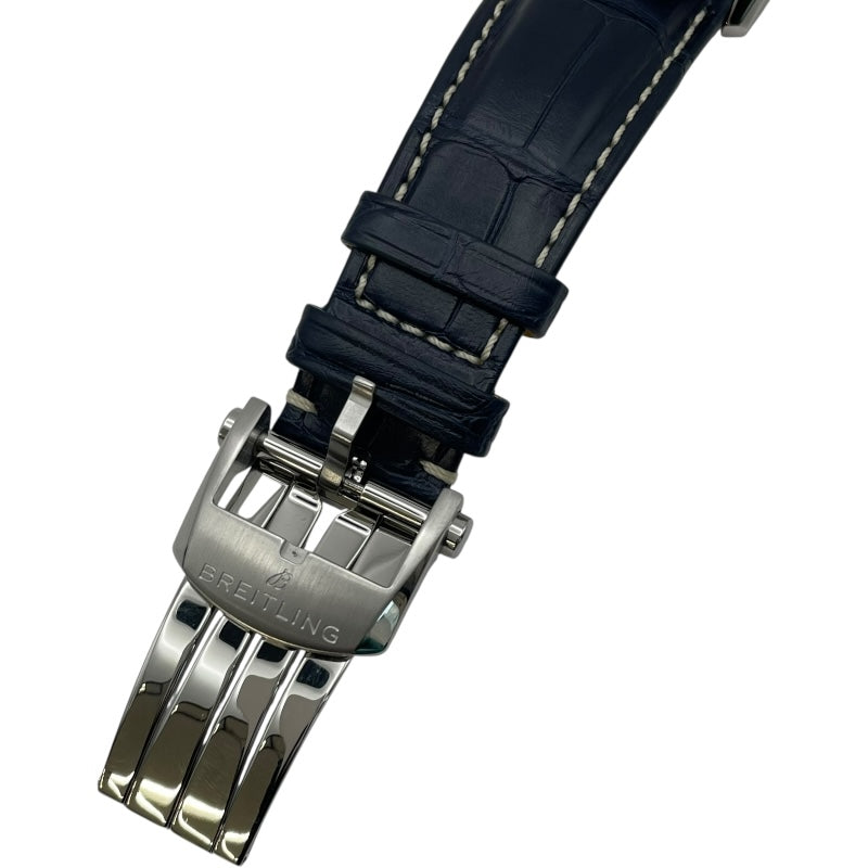 ブライトリング BREITLING ナビタイマーB01 クロノグラフ 41 AB0139 シルバー SS/革ベルト 自動巻き メンズ 腕時計