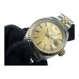 ロレックス ROLEX オイスターパーペチュアル デイト 6917 ゴールド K18YG/SS 自動巻き レディース 腕時計
