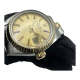 ロレックス ROLEX オイスターパーペチュアル デイト 6917 ゴールド K18YG/SS 自動巻き レディース 腕時計