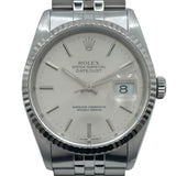 ロレックス ROLEX デイトジャスト 16234 シルバー WG/SS メンズ 腕時計