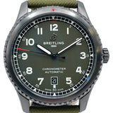 ブライトリング BREITLING アビエーター 8 オートマティック41 ブラックスチール カーティス ウォーホーク M173152A1L1X1 カーキ SS 自動巻き メンズ 腕時計