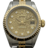 ロレックス ROLEX デイトジャスト ホリコン 69173G ゴールド K18/SS 自動巻き レディース 腕時計