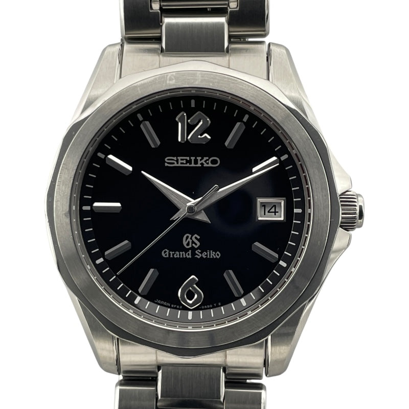 グランドセイコー Grand Seiko 9F　クォーツ SBGX035 ブラック SS クオーツ メンズ 腕時計