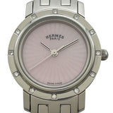 エルメス HERMES クリッパー ナクレ ピンクシェル CL4.230 ピンク SS クオーツ レディース 腕時計