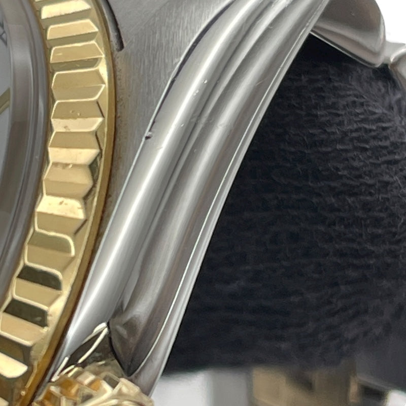 ロレックス ROLEX デイトジャスト 16233 ホワイト K18/SS 自動巻き メンズ 腕時計