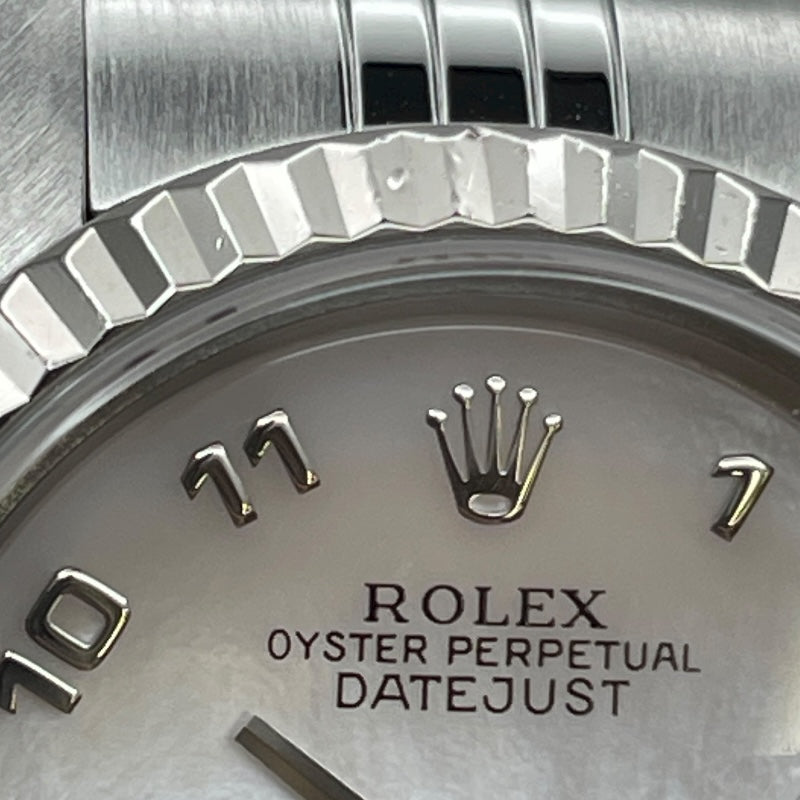 ロレックス ROLEX デイトジャスト ホワイトシェル 79174NA ホワイトシェル SS 自動巻き レディース 腕時計