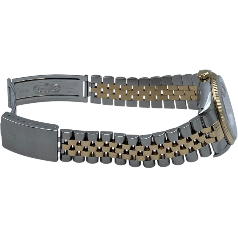 ロレックス ROLEX デイトジャスト 16233 ホワイト K18/SS 自動巻き メンズ 腕時計